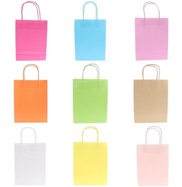 solid color paper party bags kraft bag with handles recyclable birthday gift wrap
solid color paper party bags kraft bag with handles recyclable birthday gift wrap