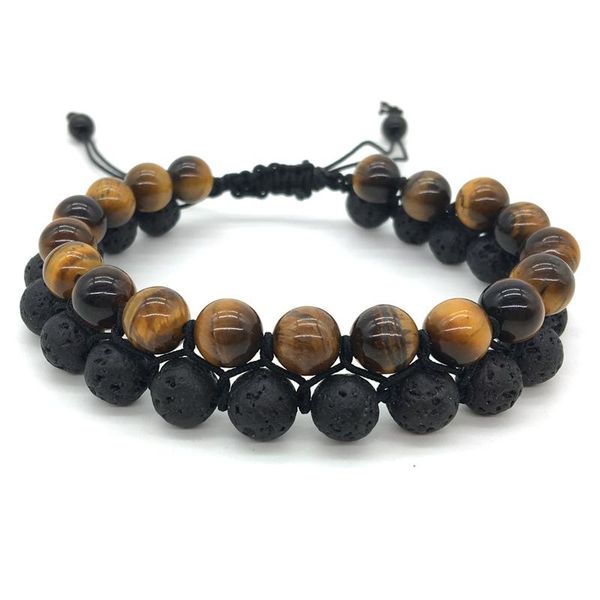 charm bracelets tiger eye stone bracelet men women - natural energy essential oil lava rock black beads adjustable, Golden;silver
charm bracelets tiger eye stone bracelet men women - natural energy essential oil lava rock black beads adjustable, Golden;silver