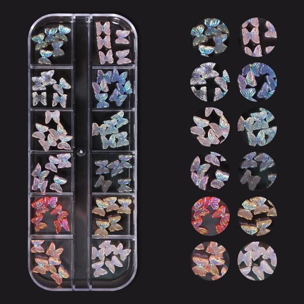 nail art decorations 12grid box nails accessories aurora bear/butterfly design polymer clay for uv gel supplies manicure @g41, Silver;gold
nail art decorations 12grid box nails accessories aurora bear/butterfly design polymer clay for uv gel supplies manicure @g41, Silver;gold