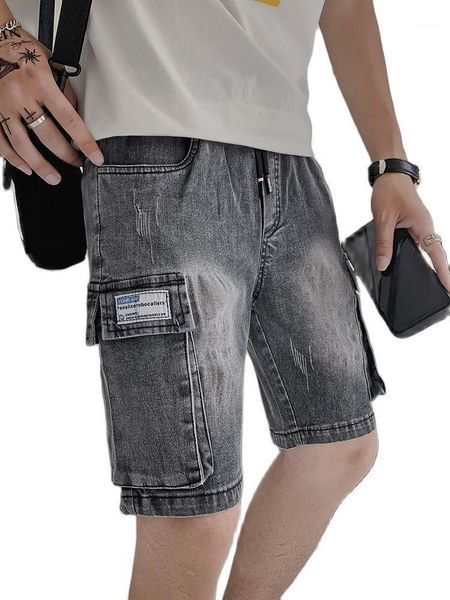 men's shorts casual summer of 2021 in overalls cowboy the male cultivate one's leisure sports pants, White;black
men's shorts casual summer of 2021 in overalls cowboy the male cultivate one's leisure sports pants, White;black