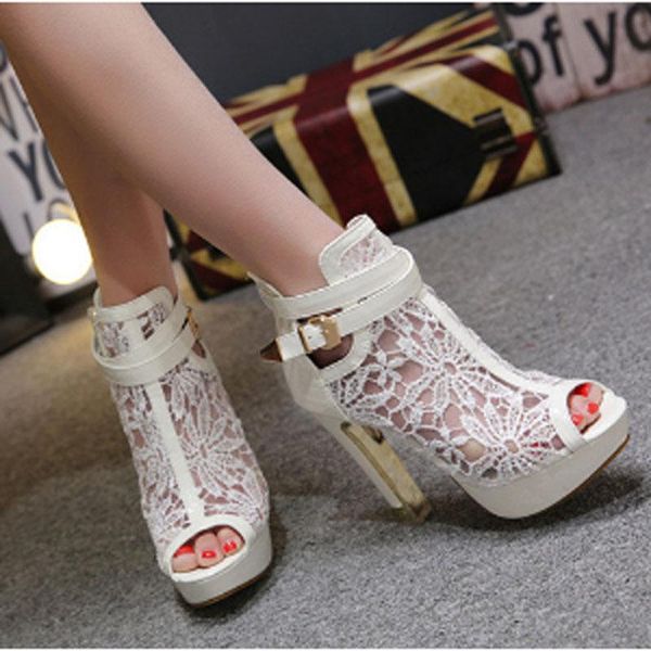 women's high heels sandals wedding shoes banquet lace breathable mesh waterproof platform, Black
women's high heels sandals wedding shoes banquet lace breathable mesh waterproof platform, Black