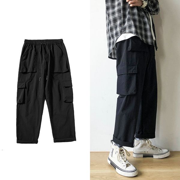 men's pants harem solid joggers pockets casual trousers drawstring streetwear baggy cotton leisure vintage pantalon hombre 78r9, Black
men's pants harem solid joggers pockets casual trousers drawstring streetwear baggy cotton leisure vintage pantalon hombre 78r9, Black