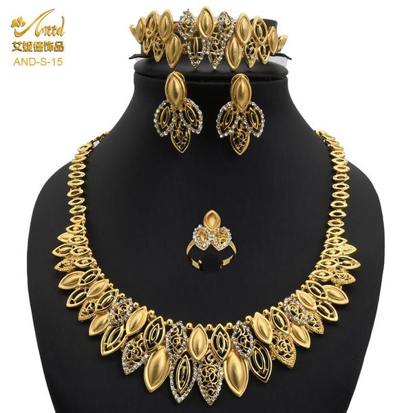 earrings & necklace jewelry sets 2021 dubai gold color ornament for women bridal african wedding wife party gifts jewelery set, Silver
earrings & necklace jewelry sets 2021 dubai gold color ornament for women bridal african wedding wife party gifts jewelery set, Silver