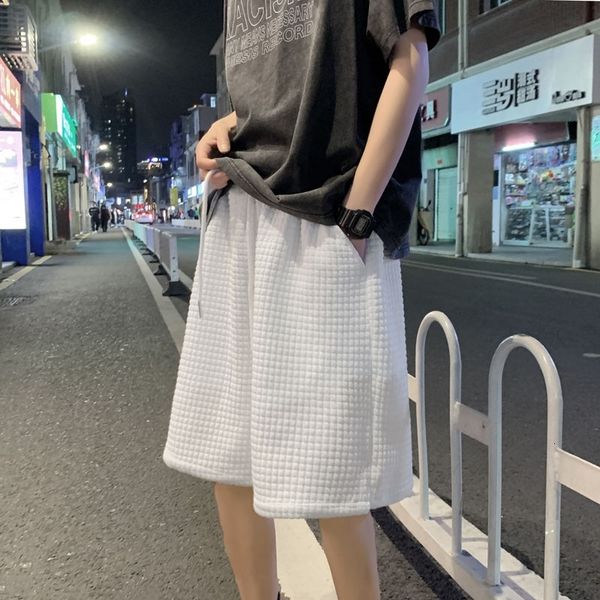 men's shorts summer drawstring plaid fashion solid color casual men streetwear korean loose wide-leg mens m-2xl f93k, White;black
men's shorts summer drawstring plaid fashion solid color casual men streetwear korean loose wide-leg mens m-2xl f93k, White;black