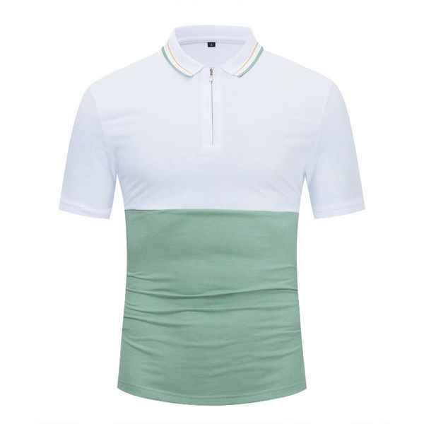men's polos summer clothing shirt lapel short-sleeved loose wild cotton youth splicing fashion casual t-shirt, White;black
men's polos summer clothing shirt lapel short-sleeved loose wild cotton youth splicing fashion casual t-shirt, White;black