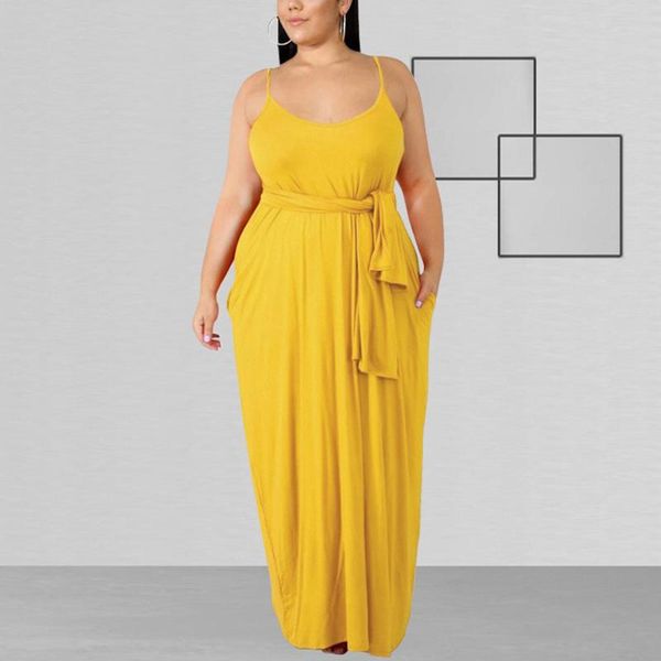 casual dresses women spaghetti strap dress large big size solid causal fashion high waist floor length daily wear long vestidos, Black;gray
casual dresses women spaghetti strap dress large big size solid causal fashion high waist floor length daily wear long vestidos, Black;gray
