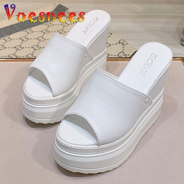 slippers voesnees 2021 summer wedges women comfortable thick bottom shoes platform sandals peep toe high heel, Black
slippers voesnees 2021 summer wedges women comfortable thick bottom shoes platform sandals peep toe high heel, Black