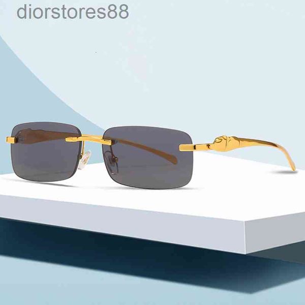 Sunglass Glasses Leopard Head Frameless es Small Box Female Fashion Versatile Trend Male, White;black
Sunglass Glasses Leopard Head Frameless es Small Box Female Fashion Versatile Trend Male, White;black