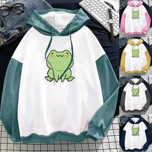 women's hoodies & sweatshirts cartoon frog print pullover harajuku long sleeve streetwear sweatshirt women clothes, Black
women's hoodies & sweatshirts cartoon frog print pullover harajuku long sleeve streetwear sweatshirt women clothes, Black