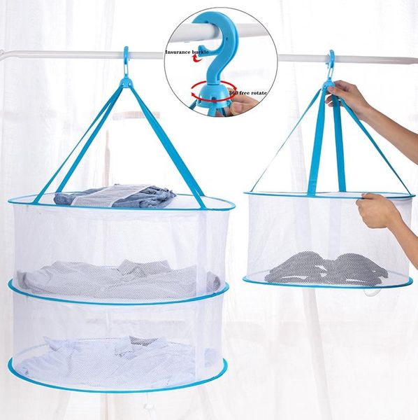 storage boxes & bins round double layer drying rack folding hanging clothes laundry basket net dry mesh hanger bag for bra underwea
storage boxes & bins round double layer drying rack folding hanging clothes laundry basket net dry mesh hanger bag for bra underwea