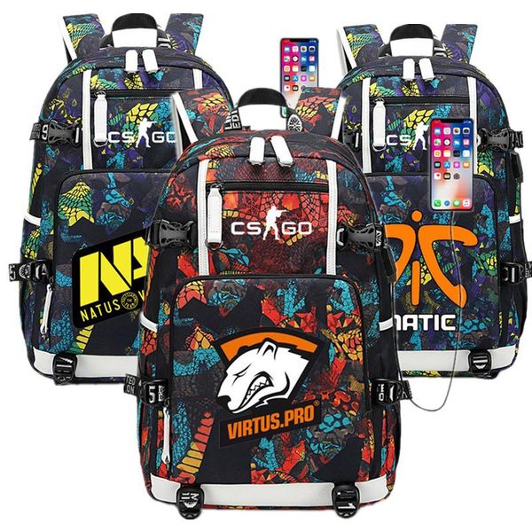 backpack csgo natus vincere usb port rucksack bag snake pattern student teenagers school travel laptop
backpack csgo natus vincere usb port rucksack bag snake pattern student teenagers school travel laptop