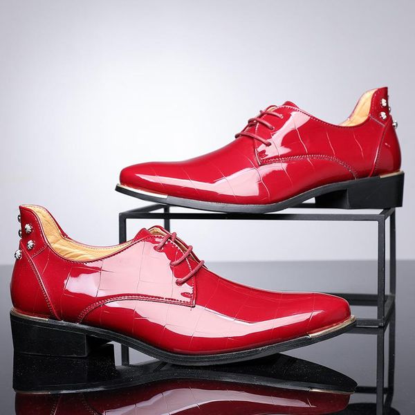 dress shoes fashion oxford business men casual leather male formal soft breathable men's wedding, Black
dress shoes fashion oxford business men casual leather male formal soft breathable men's wedding, Black