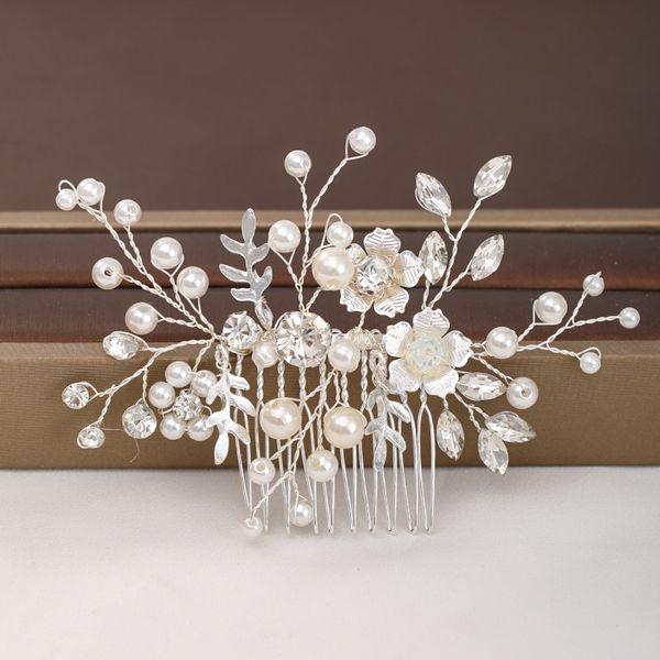 wedding hair accessories womanhair comb silver color rhinestone flower hair comb pearl tiaras bride hair ornaments headpiecedio chan contact, White;golden
wedding hair accessories womanhair comb silver color rhinestone flower hair comb pearl tiaras bride hair ornaments headpiecedio chan contact, White;golden