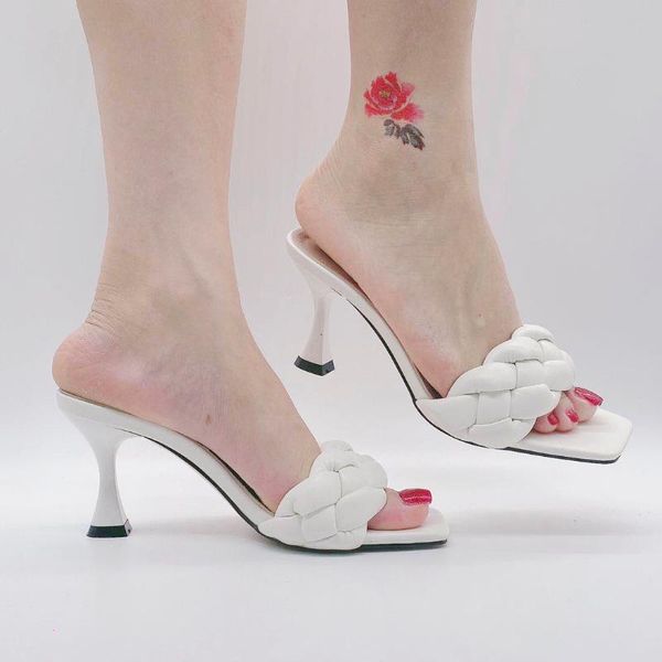 dress shoes leather luxury slides women high heels braided summer sandals slippers prom platform stripper blue fashion shoe, Black
dress shoes leather luxury slides women high heels braided summer sandals slippers prom platform stripper blue fashion shoe, Black