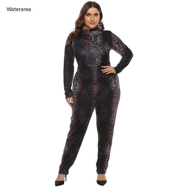 women's jumpsuits & rompers 2021 winter plus size women half turtleneck full sleeve leopard print streetwear long slim pt008, Black;white
women's jumpsuits & rompers 2021 winter plus size women half turtleneck full sleeve leopard print streetwear long slim pt008, Black;white