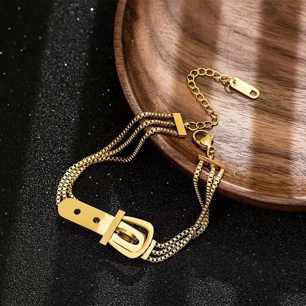 fashion stainless steel belt shape strap charm gold bangle women jewelry gift punk layered bangle bracelets high quality, Black
fashion stainless steel belt shape strap charm gold bangle women jewelry gift punk layered bangle bracelets high quality, Black