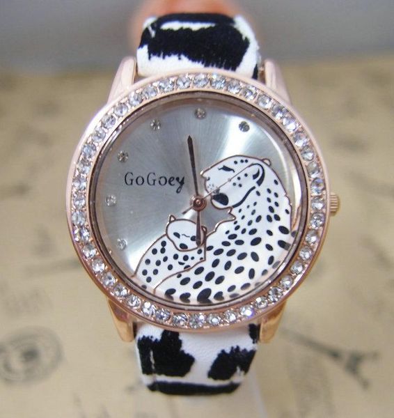 wristwatches s gogoey leopard dial leather watch women ladies fashion crystal dress quartz wrist dropship go063, Slivery;brown
wristwatches s gogoey leopard dial leather watch women ladies fashion crystal dress quartz wrist dropship go063, Slivery;brown