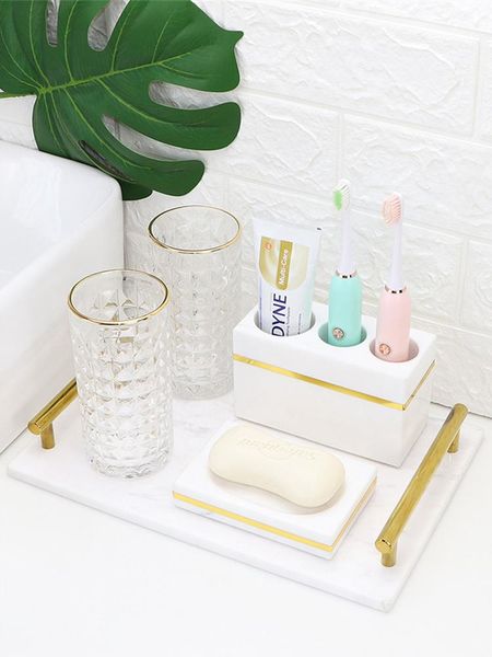 marble bathroom accessories set soap dispenser toothbrush holder tumbler dish the gift choice farmhouse decor bath accessory
marble bathroom accessories set soap dispenser toothbrush holder tumbler dish the gift choice farmhouse decor bath accessory