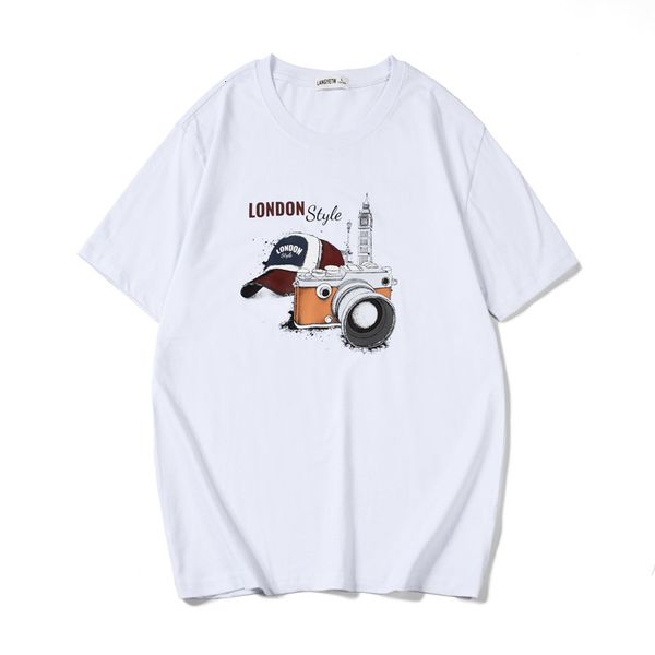 t shirt 2021 spring and summer short sleeve printed men's fashion youth round neck casual cotton backing clothes, White;black
t shirt 2021 spring and summer short sleeve printed men's fashion youth round neck casual cotton backing clothes, White;black