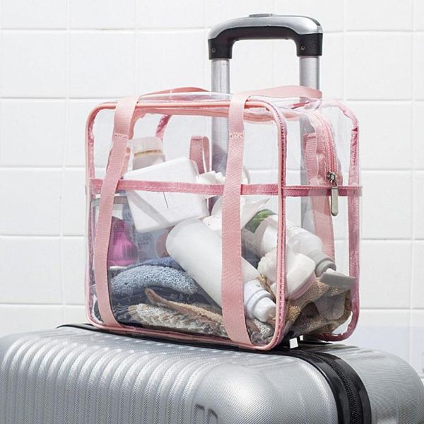 storage bags wash bag pvc organiser bathroom makeup cosmetic clear transparent travel large waterproof portable
storage bags wash bag pvc organiser bathroom makeup cosmetic clear transparent travel large waterproof portable