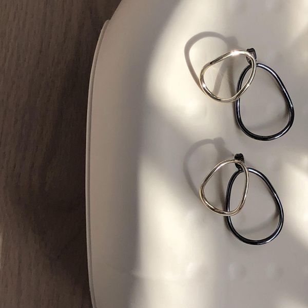 fashion s925 big irregular geometric earring metal gold silver color two ways to wear hyperbole stud earrings for women gift pardio chan con
fashion s925 big irregular geometric earring metal gold silver color two ways to wear hyperbole stud earrings for women gift pardio chan con