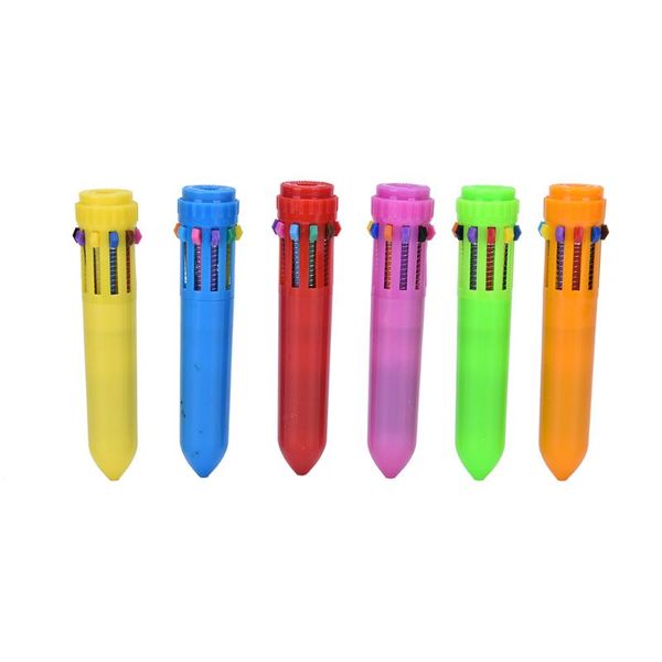 multifunction 10-in-1 creative cute cartoon multi-color ballpoint pen pressed oil color personalized stationery 10 colors zmonh pens, Blue;orange
multifunction 10-in-1 creative cute cartoon multi-color ballpoint pen pressed oil color personalized stationery 10 colors zmonh pens, Blue;orange