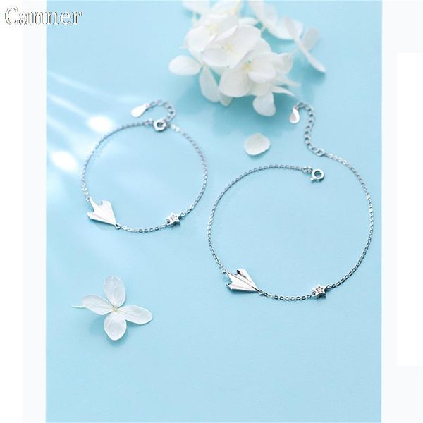 link, chain 1 pcs 925 sterling silver jewelry bracelet female crystal aircraft airplane temperament personality hand gift, Black
link, chain 1 pcs 925 sterling silver jewelry bracelet female crystal aircraft airplane temperament personality hand gift, Black