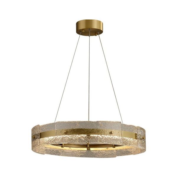 gold chandelier modern living lighting ac110v 220v round dining room bedroom lights chandeliers