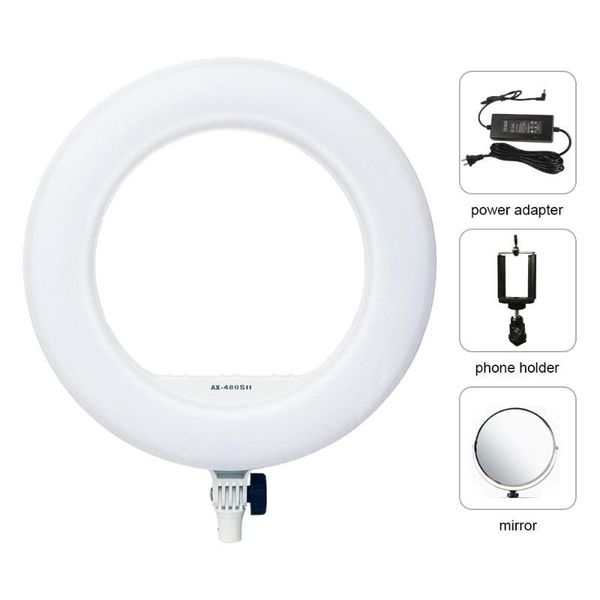 yidoblo ax-480sii warm&cold color ring lamp broadcast /video / pography makeup light 18\" 240pcs leds +tripod kit flash heads
yidoblo ax-480sii warm&cold color ring lamp broadcast /video / pography makeup light 18\" 240pcs leds +tripod kit flash heads