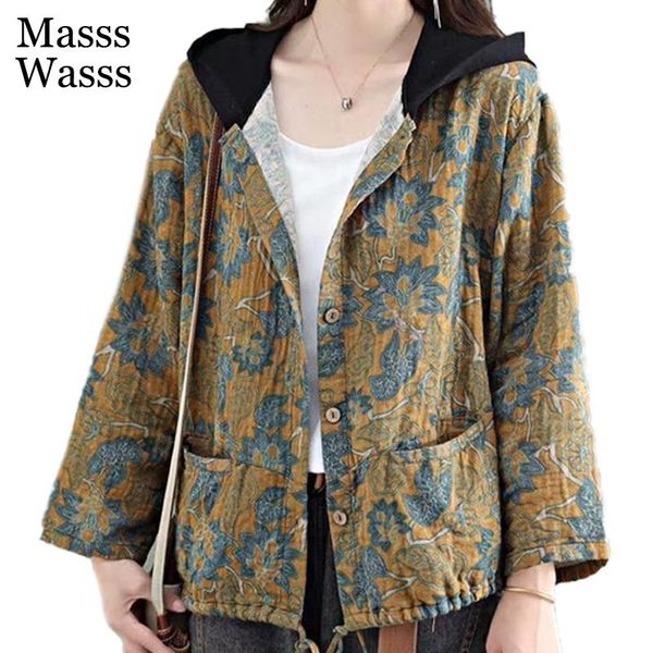 masss wasss 2021 spring new fashion womens hooded printed jackets ladies vintage linen coats female casual clothing plus size, Black;brown
masss wasss 2021 spring new fashion womens hooded printed jackets ladies vintage linen coats female casual clothing plus size, Black;brown