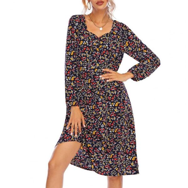 casual dresses autumn long sleeve woman dress boho floral print knee-length for women loose a line beach robe femme vestidos, Black;gray
casual dresses autumn long sleeve woman dress boho floral print knee-length for women loose a line beach robe femme vestidos, Black;gray
