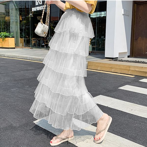 skirts pleated net gauze cake skirt women spring autum high waist long s female winter fairy s q5lt, Black
skirts pleated net gauze cake skirt women spring autum high waist long s female winter fairy s q5lt, Black