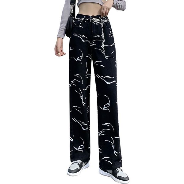 women's jeans spring men women high street loose wide leg straight pants cotton vintage washed embroidery plaid casual trousers ins, Blue
women's jeans spring men women high street loose wide leg straight pants cotton vintage washed embroidery plaid casual trousers ins, Blue