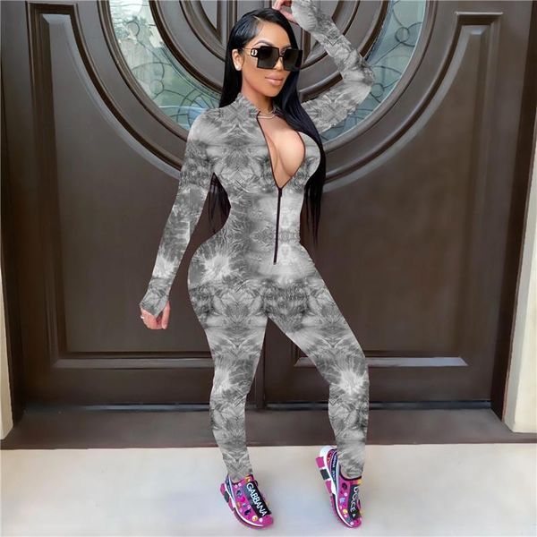 women's jumpsuits & rompers imcute autumn spring long sleeve jumpsuit women deep v-neck front zippers bodycon sports trousers, Black;white
women's jumpsuits & rompers imcute autumn spring long sleeve jumpsuit women deep v-neck front zippers bodycon sports trousers, Black;white