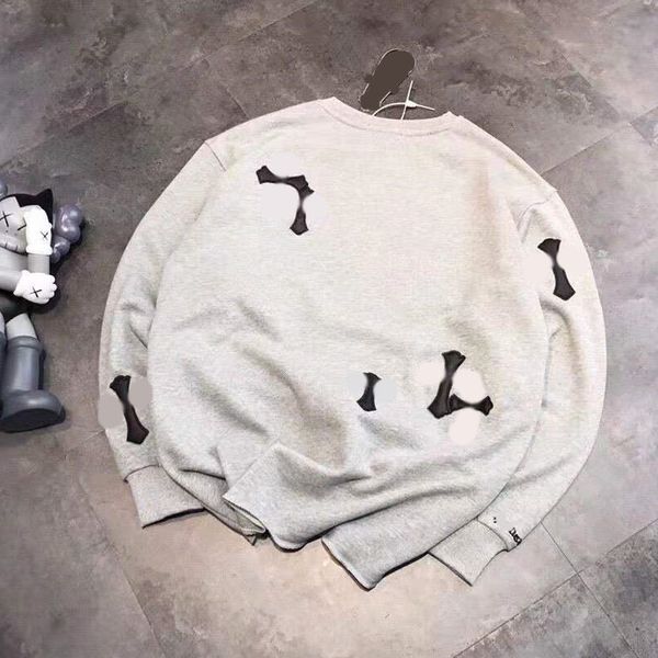 2021 autumn new fashion brand crocker's embroidered leather cross casual loose terry couple's sweater, Black
2021 autumn new fashion brand crocker's embroidered leather cross casual loose terry couple's sweater, Black