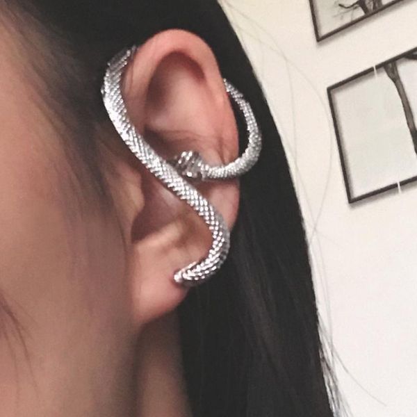 dangle & chandelier earrings minimalism 2021 trend vintage korean style snake shape ear clip for women girl grunge jewelry, Silver
dangle & chandelier earrings minimalism 2021 trend vintage korean style snake shape ear clip for women girl grunge jewelry, Silver