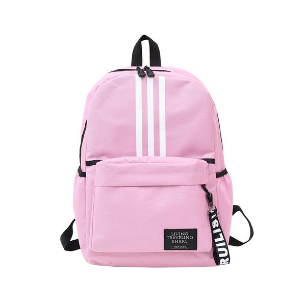 school bags simple canvas backpack lightweight water-repellent large-capacity fashion travel bag for college middle students
school bags simple canvas backpack lightweight water-repellent large-capacity fashion travel bag for college middle students