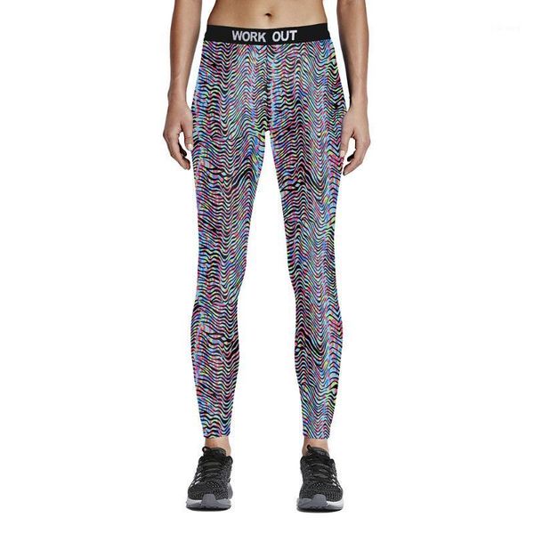 women's leggings colorful contour line fitness high waist elastic fiber aerobic exercise workout pants full size s-4xl, Black
women's leggings colorful contour line fitness high waist elastic fiber aerobic exercise workout pants full size s-4xl, Black