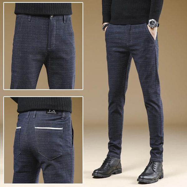 men's pants 2021 brand trousers casual elastic straight men thick for male mens striped clothes man trouser, Black
men's pants 2021 brand trousers casual elastic straight men thick for male mens striped clothes man trouser, Black