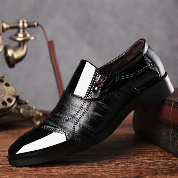 dress shoes men designer classic business men's fashion elegant formal wedding slip on office oxford for, Black
dress shoes men designer classic business men's fashion elegant formal wedding slip on office oxford for, Black
