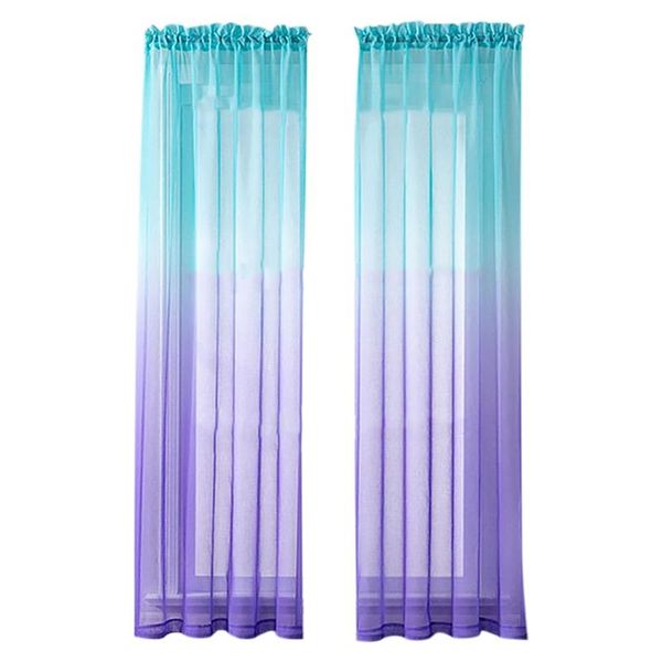 curtain & drapes 2pcs gradient color tulle curtains for living room bedroom voile window treatment panels home decor
curtain & drapes 2pcs gradient color tulle curtains for living room bedroom voile window treatment panels home decor