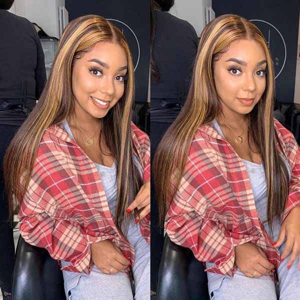 26inch highlight wig human hair ombre straight lace front wig brown colored wigs13*4 highlight lace front human hair wigs for women, Black
26inch highlight wig human hair ombre straight lace front wig brown colored wigs13*4 highlight lace front human hair wigs for women, Black