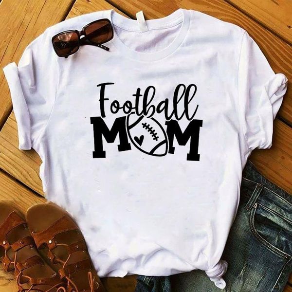 women's t-shirt women lady t shirt female clothes graphic mom game day printed tshirt ladies short sleeve tee, White
women's t-shirt women lady t shirt female clothes graphic mom game day printed tshirt ladies short sleeve tee, White