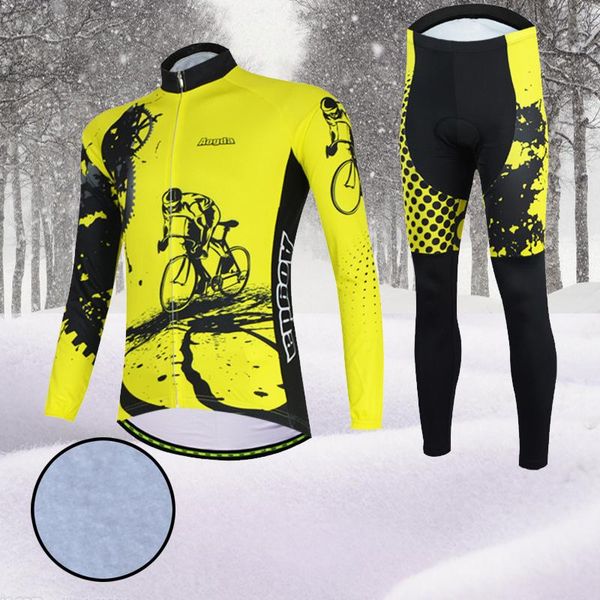 racing sets aogda 2021 men cycling jersey set winter long sleeve bicyle bike clothes thermal fleece clothing ropa ciclismo invierno, Black;blue
racing sets aogda 2021 men cycling jersey set winter long sleeve bicyle bike clothes thermal fleece clothing ropa ciclismo invierno, Black;blue