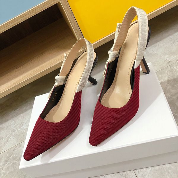 women designers classics sandals bowtie striped stiletto heel letter cloth womens shoe brand genuine leather sole fine high heeled, Black
women designers classics sandals bowtie striped stiletto heel letter cloth womens shoe brand genuine leather sole fine high heeled, Black