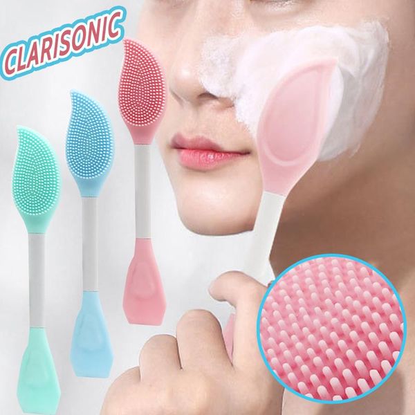 makeup brushes 1pcs double head face mask silicone brush soft exfoliating nose clean beauty skin care wash blackhead removal tool
makeup brushes 1pcs double head face mask silicone brush soft exfoliating nose clean beauty skin care wash blackhead removal tool
