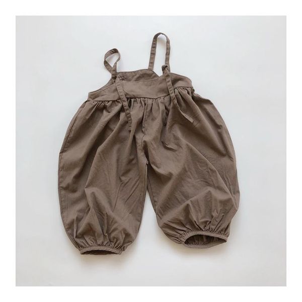 korean children's clothing 2021 autumn linen cotton suspender pants girls loose retro one-piece overall trousers, Blue
korean children's clothing 2021 autumn linen cotton suspender pants girls loose retro one-piece overall trousers, Blue