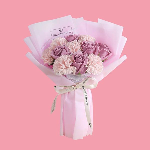 decorative flowers & wreaths diy artificial flower pink carnation soap bouquet rose mother's day gift home party decoration
decorative flowers & wreaths diy artificial flower pink carnation soap bouquet rose mother's day gift home party decoration