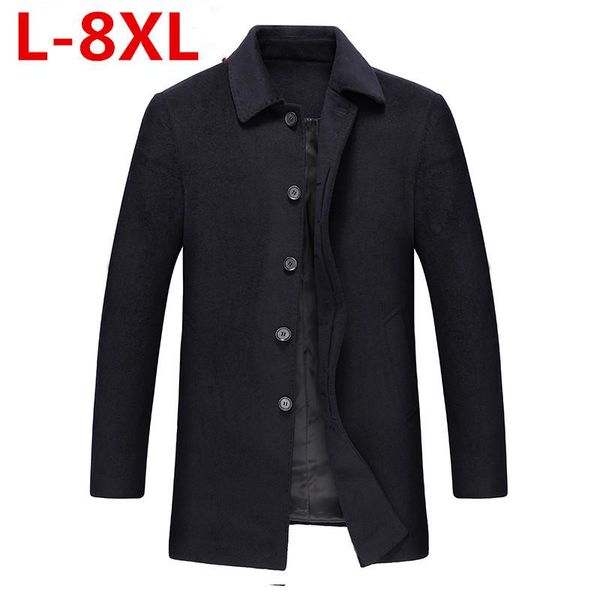 men's wool & blends 8xl plus size 7xl winter woolen long peacoat men slim fit casual thick overcoat mens warm windbreaker trench coat j, Black
men's wool & blends 8xl plus size 7xl winter woolen long peacoat men slim fit casual thick overcoat mens warm windbreaker trench coat j, Black