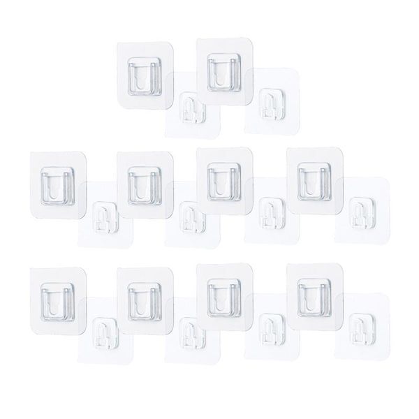 hooks & rails 10sets storage holder waterproof seamless double sided kitchen bathroom hanging stick on organizer office reusable wall
hooks & rails 10sets storage holder waterproof seamless double sided kitchen bathroom hanging stick on organizer office reusable wall